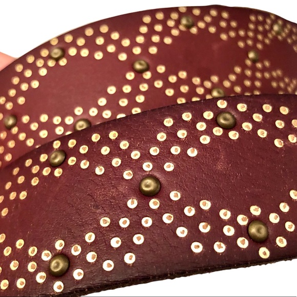 FOSSIL brown leather belt small ladies - Picture 2 of 10